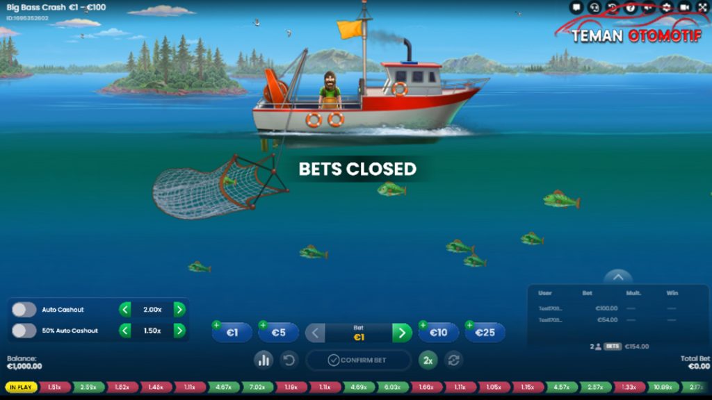 Rtp8000 dan Big Bass Crash Slot Ikan dengan Untung Deras!