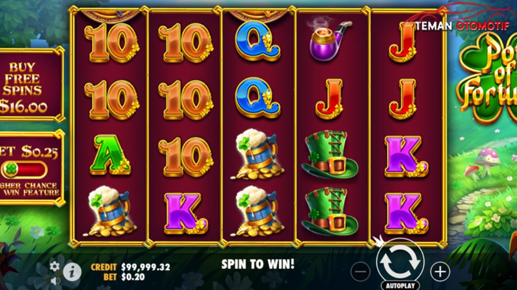 Pot of Fortune Rtp8000 Keberuntungan Teror di Setiap Putaran