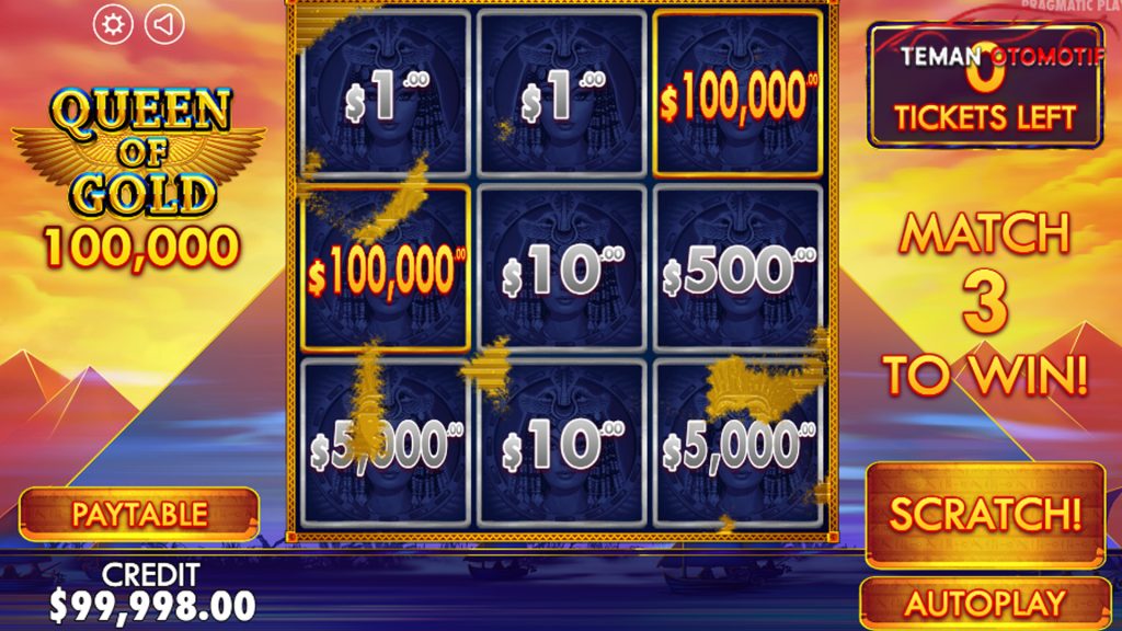 Slot Queen Of Gold Bisa Dimainkan Mulai Rp8000 Daftar!