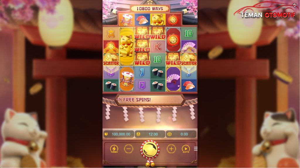 Slot Online Lucky Neko 1 Kucing, 1000 Kejutan Hadiah