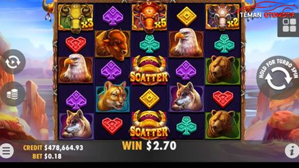 Tampilan UI Wild Bison Charge Cantik & Gak 2 Mata Perih